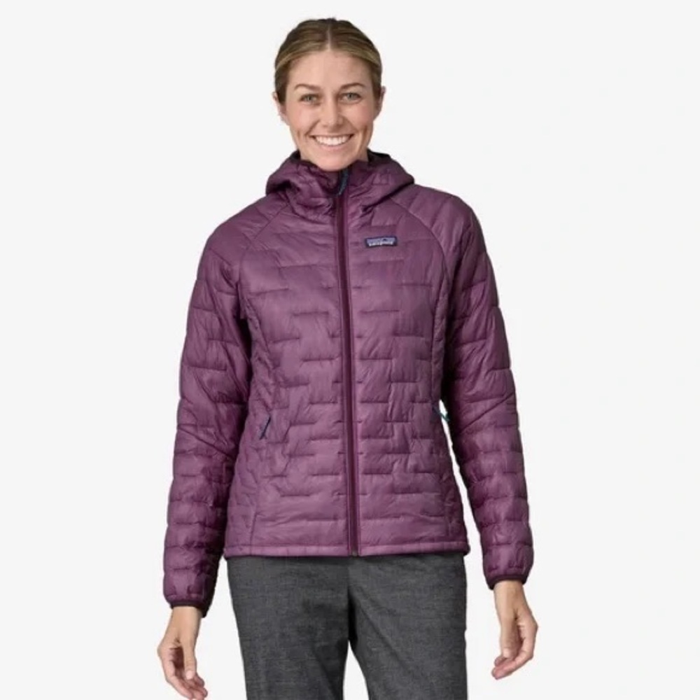 Women’s Patagonia micro puff hooded jacket